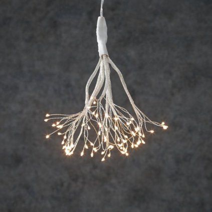 ZÁVESNÁ DEKORÁCIA (80 LED -  STUDENÁ BIELA + BLIKANIE)