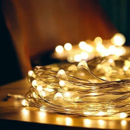 24425 1 led svetelna retaz 240 diod tepla biela